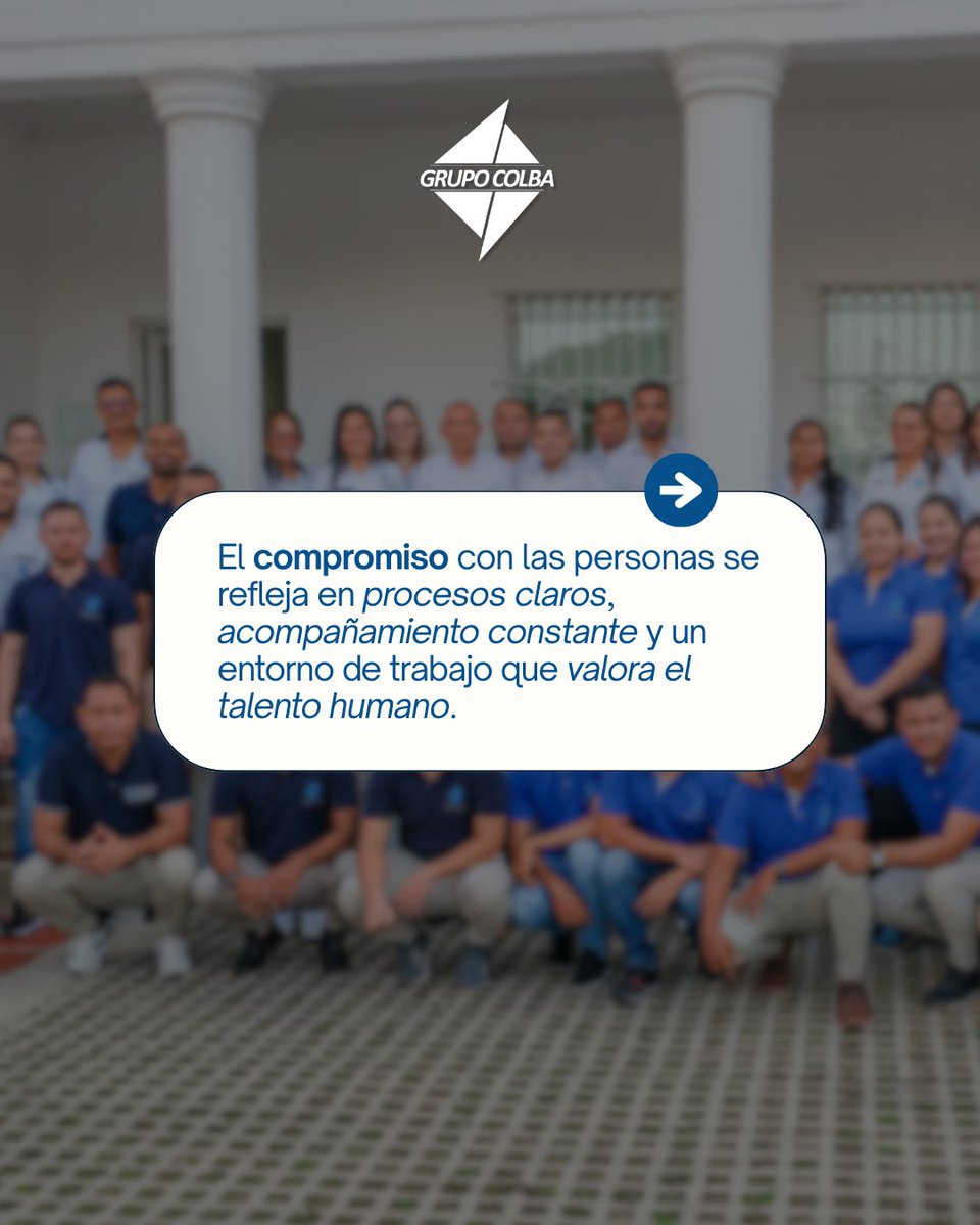 grupocolba's tweet photo. En Grupo Colba creemos en el desarrollo de nuestro equipo, con oportunidades reales de crecimiento, acompañamiento y un entorno que valora el talento humano.

Crecer juntos fortalece el servicio que brindamos cada día. 💙

#GrupoColba #TalentoHumano #PasiónPorElServicio https://t.co/NQFLHcH6aM
