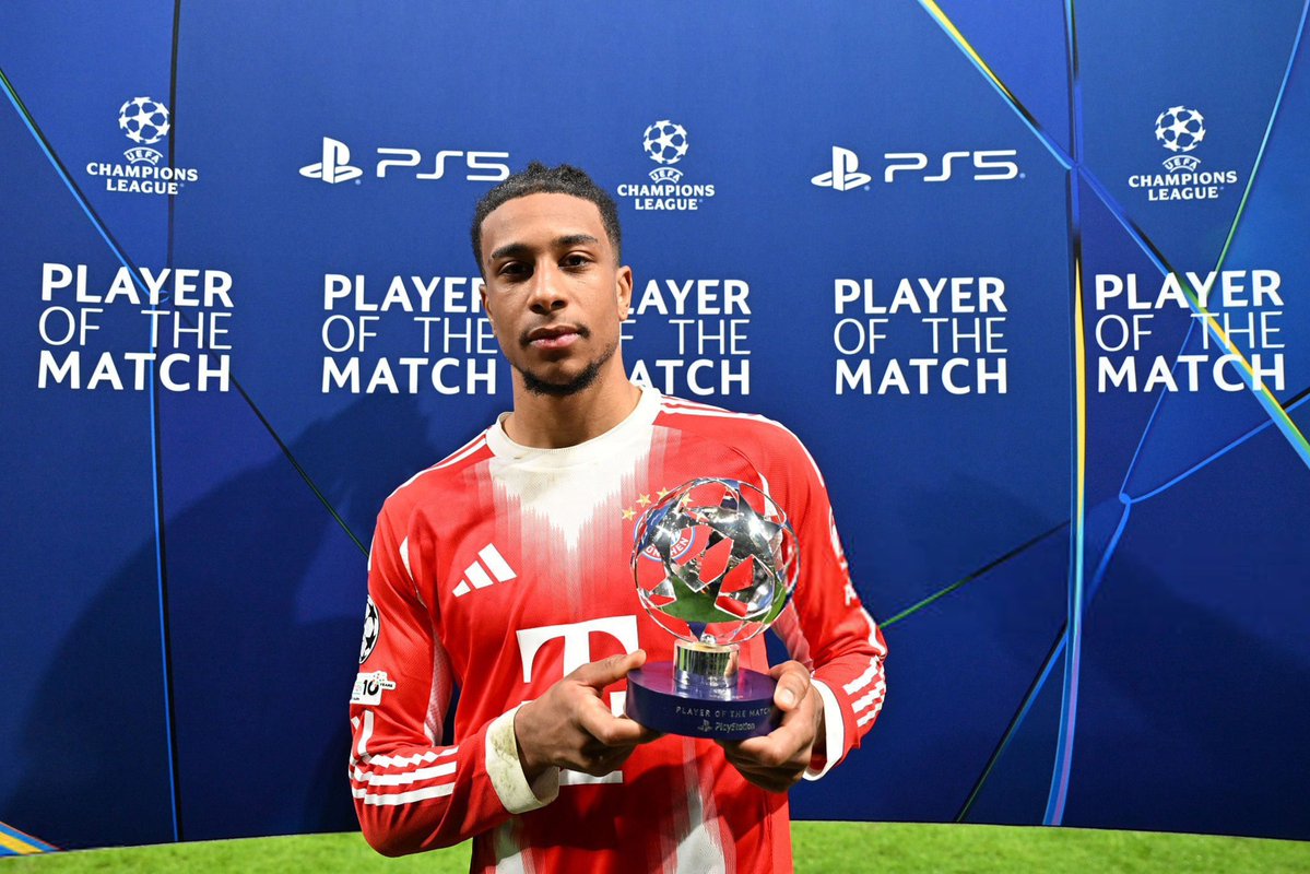 🔴⚪️ Michael Olise, UEFA Man of the Match for Atalanta vs FC Bayern. 🪄