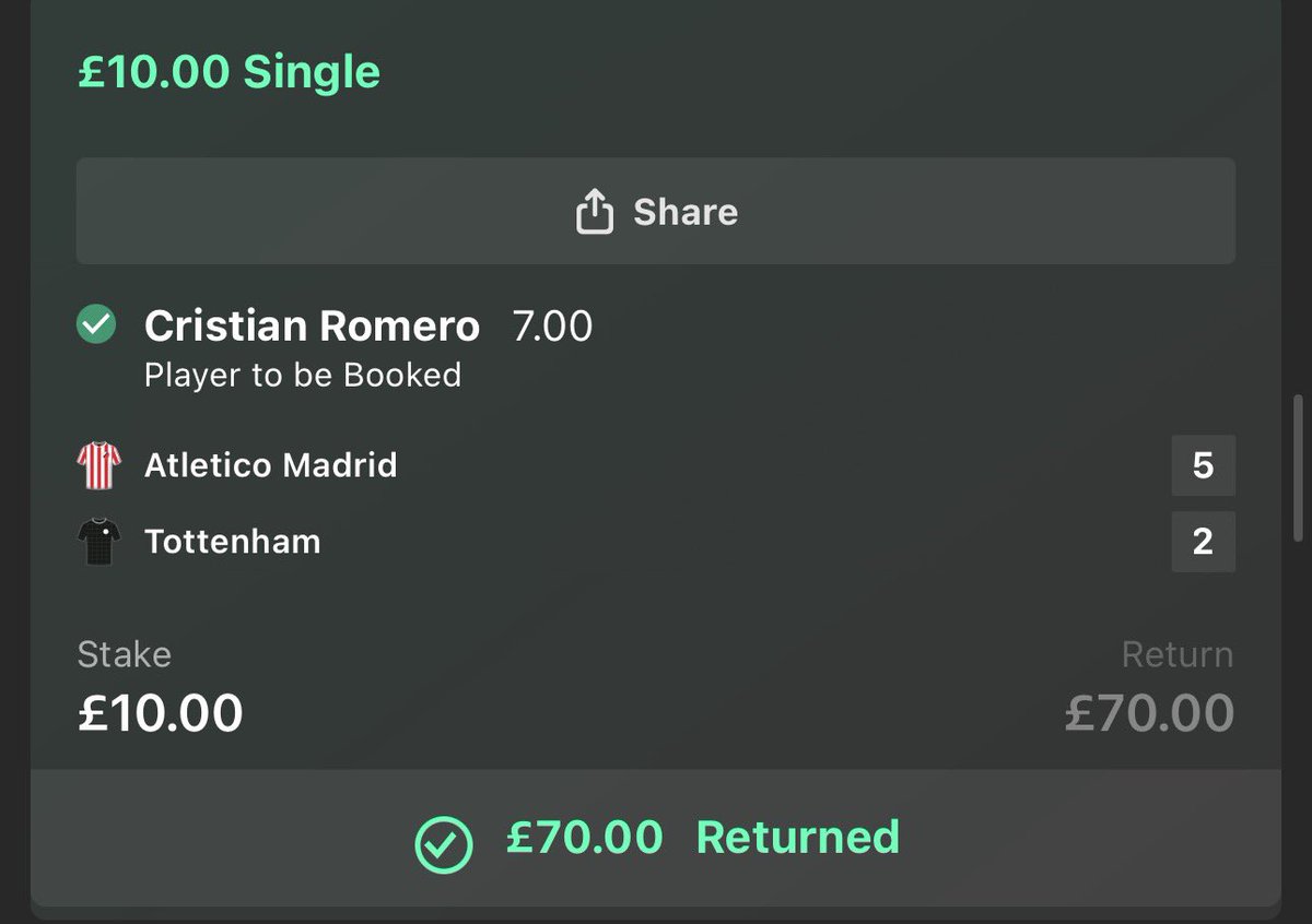 UnfilteredDc's tweet photo. Romero special 🟨

What a night of cards !!!

Big night in the telegram tonight. A Pedro Porro booking off a massive treble. Free telegram group https://t.co/eIFV7yHkb9 https://t.co/L13gw15weN