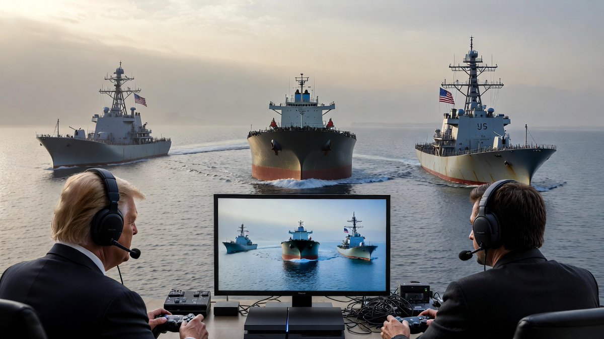 Caught in 4K: Ghalibaf Just Turned Trump's Hormuz Escort into a PlayStation Glitch 😂
#PlayStationHormuz #TrumpPlayStationEscort #GhalibafGlitch