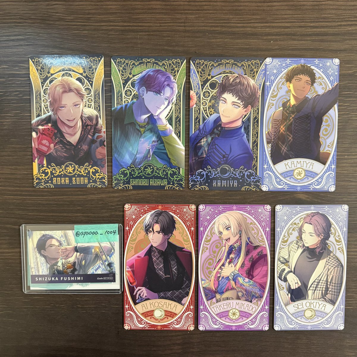 ayaaaa_1004's tweet photo. 【交換】ブレイクマイケース ブレマイ アルカナカード アルカナ

譲: SSR 須王 相沢 神家
      SR   皇坂 御門 隠岐谷 神家

求: 節見 城瀬 (どちらもSSR・SR)

*郵送希望📮
検索からでもお気軽��お声掛けください💙💚 https://t.co/5nEZbWwxSC