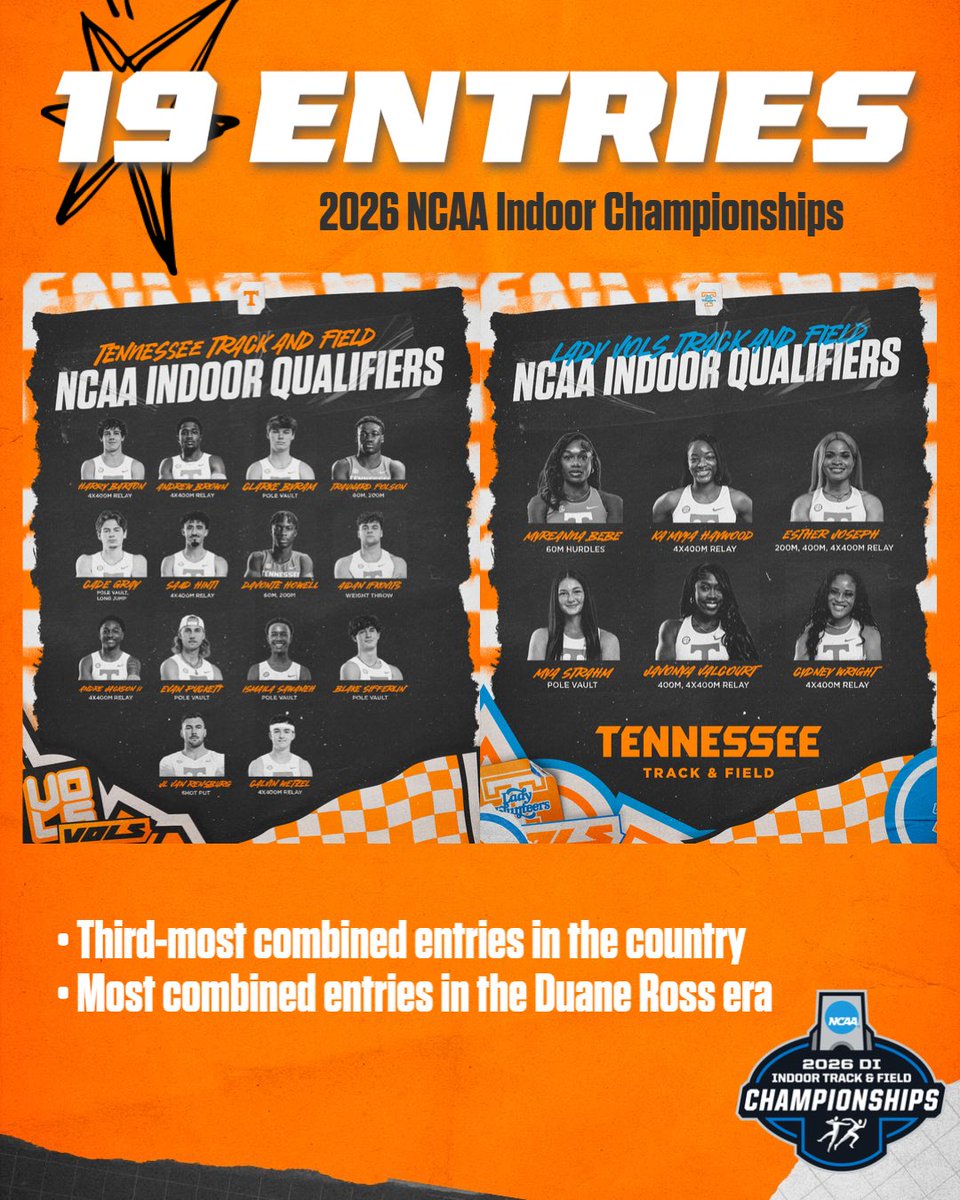Tennessee Track & Field/XC tweet media