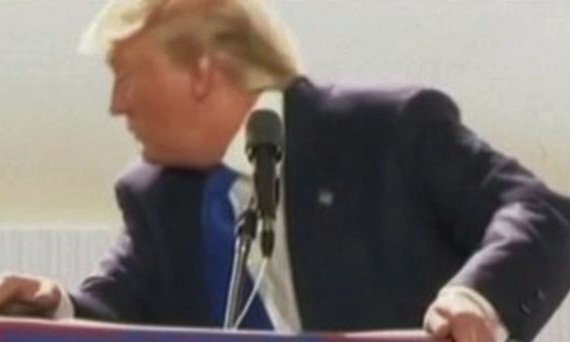 BREAKING: A beer was thrown at President Trump during a press conference this afternoon in Washington. Trump was unharmed. Since the beer was a draft,...  he was able to dodge it.