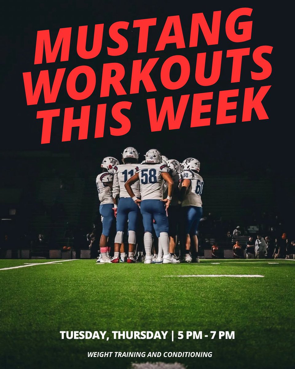 Mustang Football tweet media
