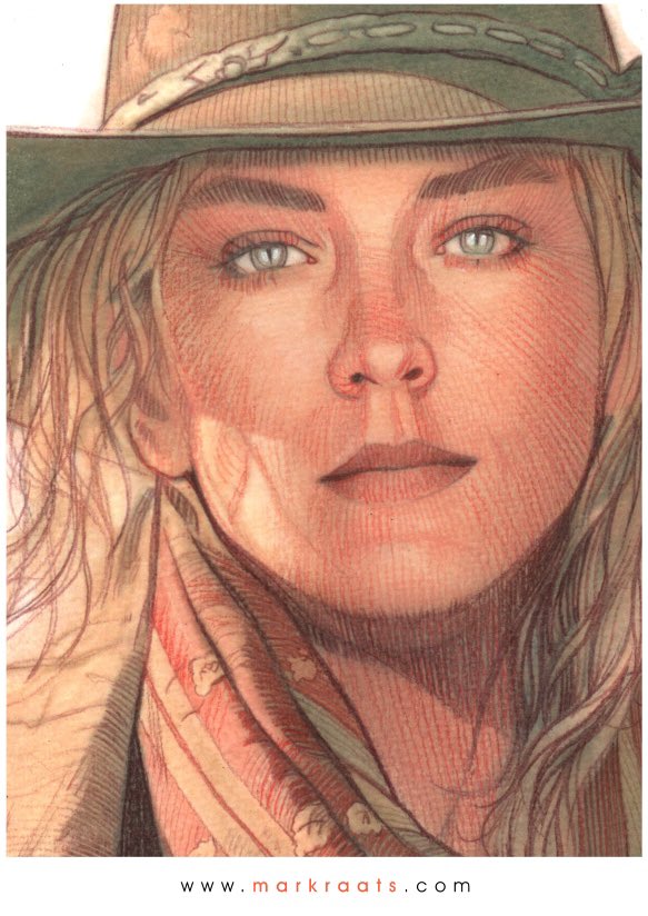 mark_raats's tweet image. Happy Birthday Sharon Stone

In this piece I gave the stunning Sharon cat’s pupils to enhance her menace

#sharonstone #thequickandthedead #traditionalart
#markraats #notdigitalart #artbyhumans #SupportUkraine 
@sharonstone

2018

markraats.com