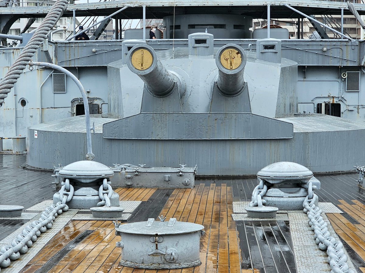 ModernNavy's tweet photo. Visit to IJS MIKASA, Museum Ship and the last surviving pre-dreadnought battleship built in Great Britain, Yokosuka, Japan 2023 @ModernNavy @IJS_MIKASA https://t.co/B4d3062TPs