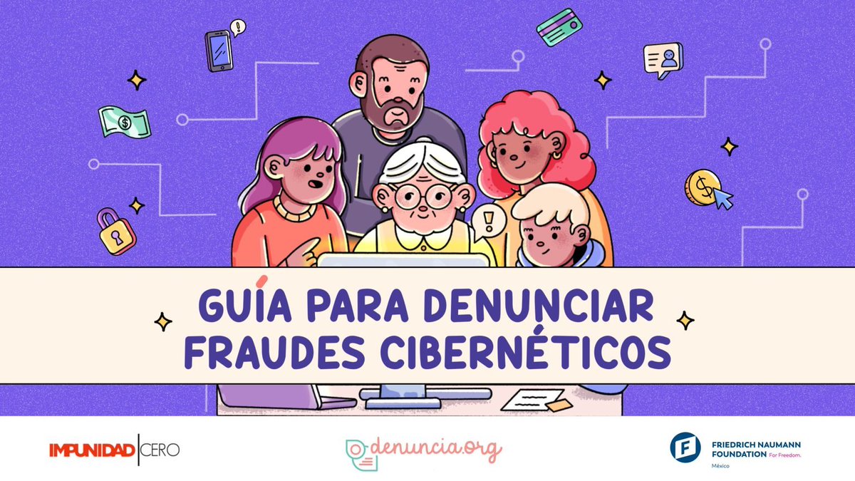 🫣🚫¿Recibiste un mensaje sospechoso o detectaste un cargo no reconocido en tu cuenta? 

💢🤯Ésta guía para denunciar fraudes cibernéticos explica cómo reunir evidencia, denunciar y proteger tus cuentas después de un incidente.

denuncia.org/guia-para-denu…