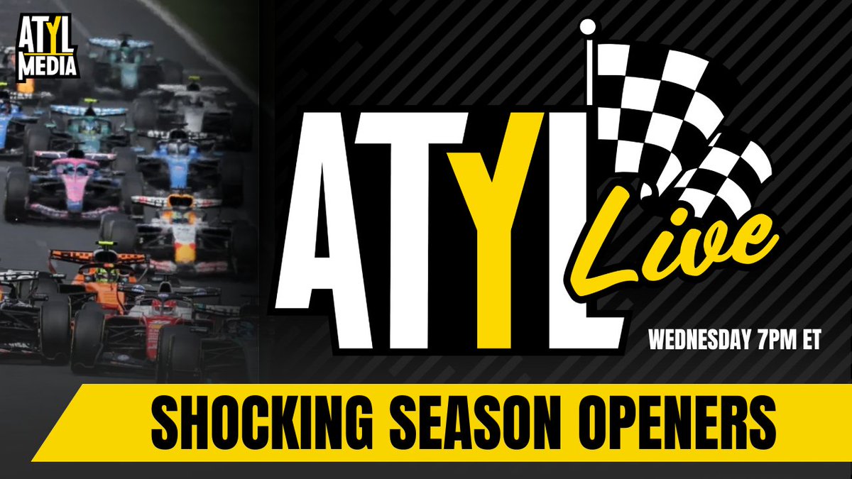 NASCAR, INDYCAR, F1, NHRA... this weekend was busy for race fans. So, let's chat about it!

ATYL LIVE
🗓️ Wednesday (3/11)
🕖 7:00PM ET
🔔 youtube.com/live/yJKOM1uqa…