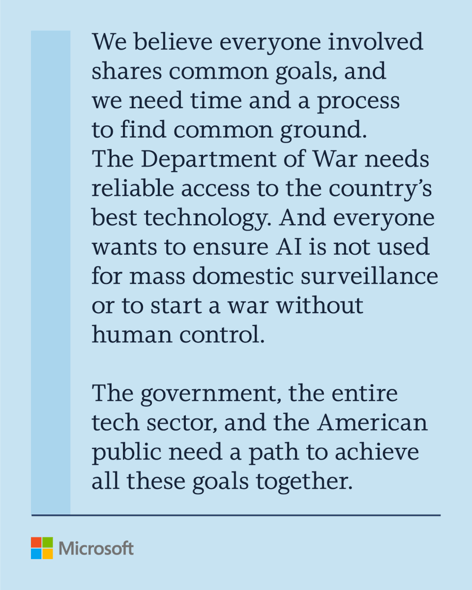 Microsoft On the Issues tweet media