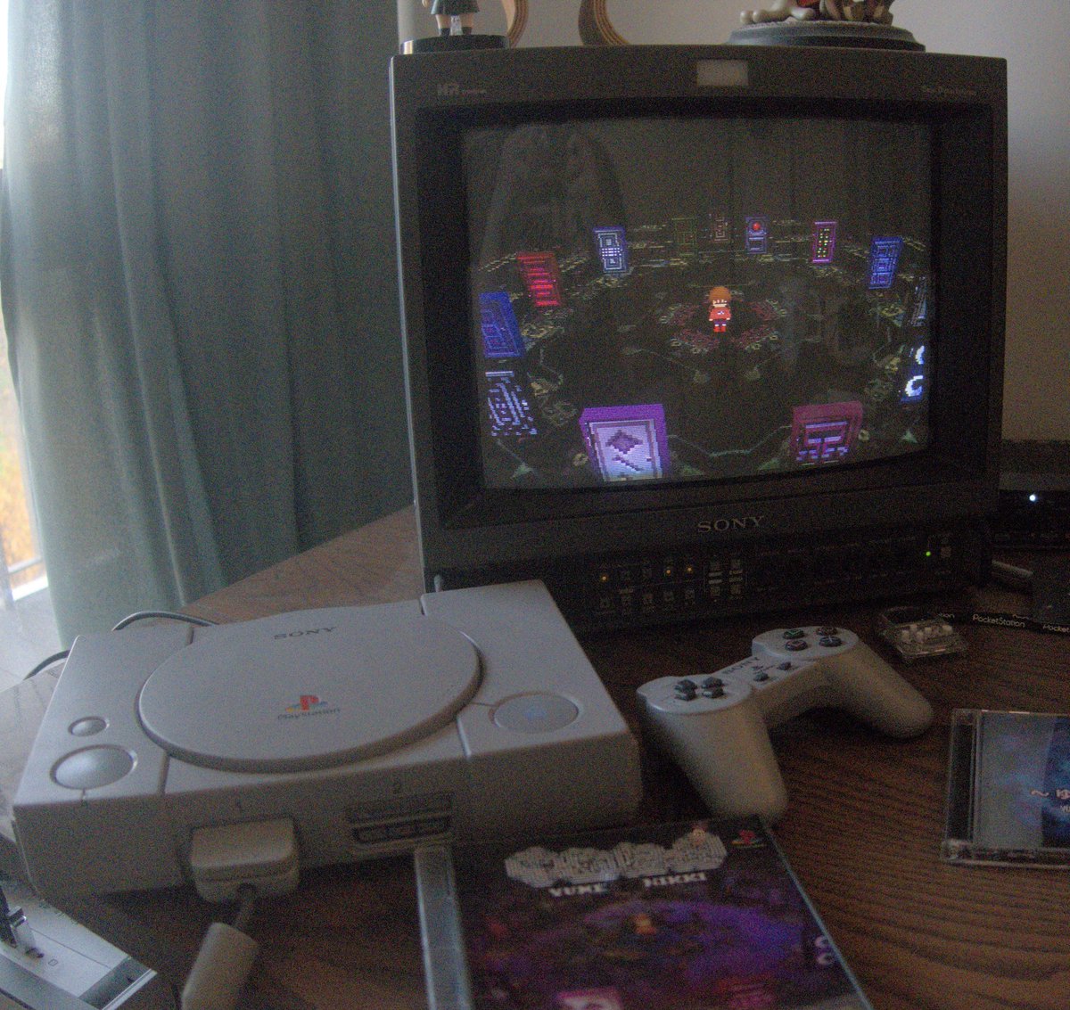 EliasDaler's tweet photo. Me.

I make PS1 games and refuse to use AI for anything in them.

(btw, AI can't do PS1 games because it had pretty much no PS1 games to train on, haha... But I still wouldn't use it even if it *did* know how to do this.) https://t.co/2C8GjN2Iny