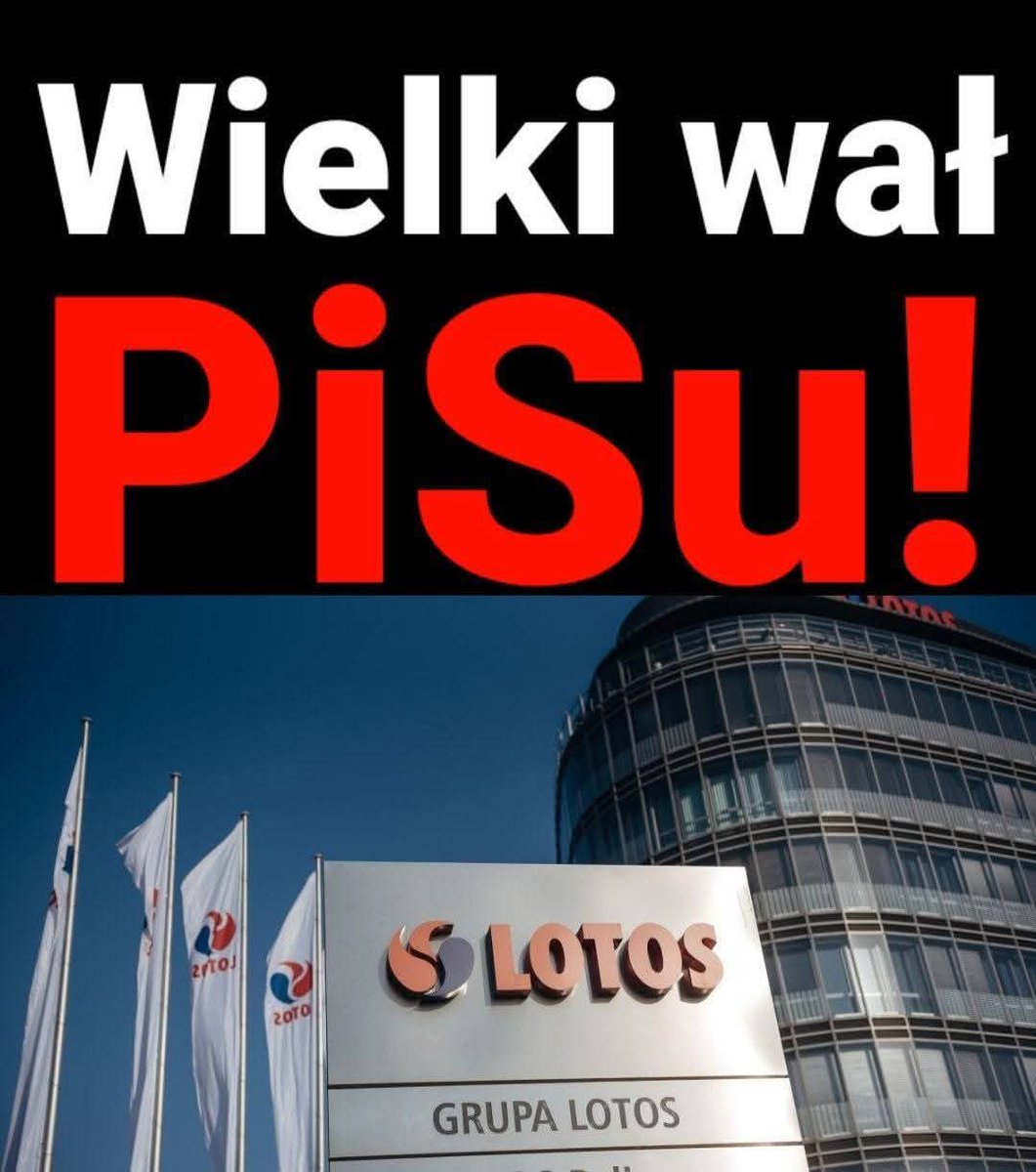 Afera Lotosu nabiera mrocznego wymiaru❗️❗️❗️
Za kulisami sprzedaży spółki miała kryć się gigantyczna łapówka – pieniądze trafiły nie tylko do prywatnych kieszeni decydentów związanych z PiS, ale też do propagandowych mediów, które miały zakłamywać rzeczywistość i uciszać krytyków