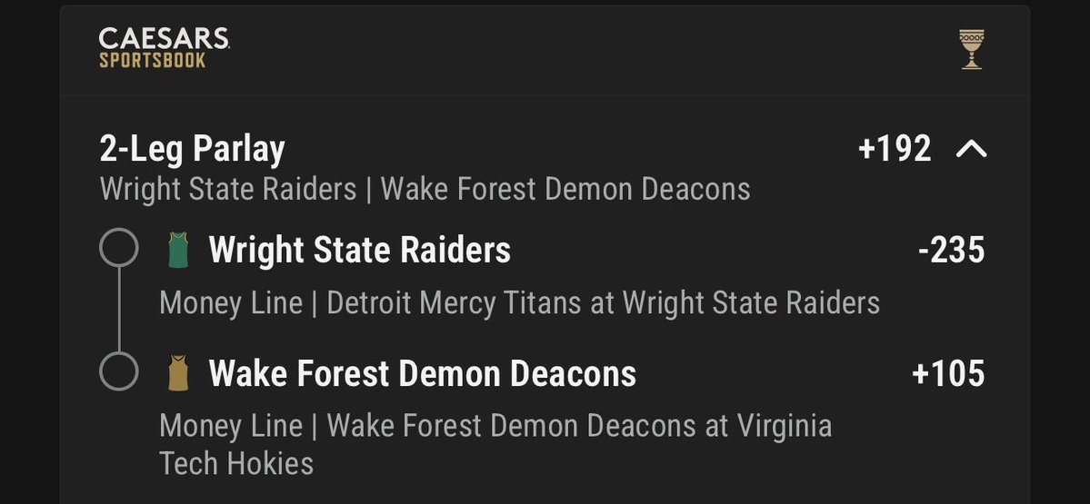1sugaray's tweet image. Wright State can get 23rd win on 23rd DN
Tuesday = 23. 23rd prime-83. 59 DN
Detroit Mercy “Titans” can stay on 17 wins

Wake forest can get 17th win on 59 DN
17th prime-59