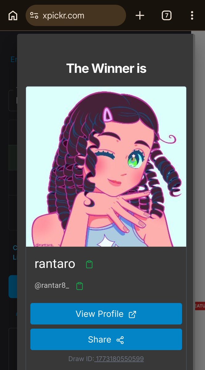 Congrats <a href="/rantar8_/">rantaro</a> you won! Draw ID: 1773180550599 Follow for more <a href="/xpickr/">Xpicker2</a> xpickr.com #xpickr

¡Felicidades! Te enviaré un dm para solicitar tu wallet, por favor, al recibirlo puedes responder a este post con las pruebas ❤️

Gracias a todos, ¡Hay más por venir! ❤️‍🔥