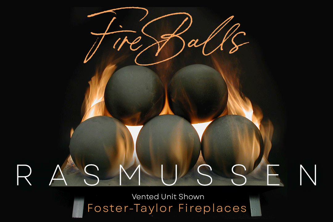 FosterTaylorLA's tweet photo. Yearning for an alternative? 

Rasmussen FireBalls are made from the same high-heat resistant ceramic-bonded refractory material used to fabricate gas logs. Options for single face, double face &amp; multi-sided fireplaces. Vented or vent-free units available.
https://t.co/zcFSykNy6n https://t.co/5ALIoXvyOO