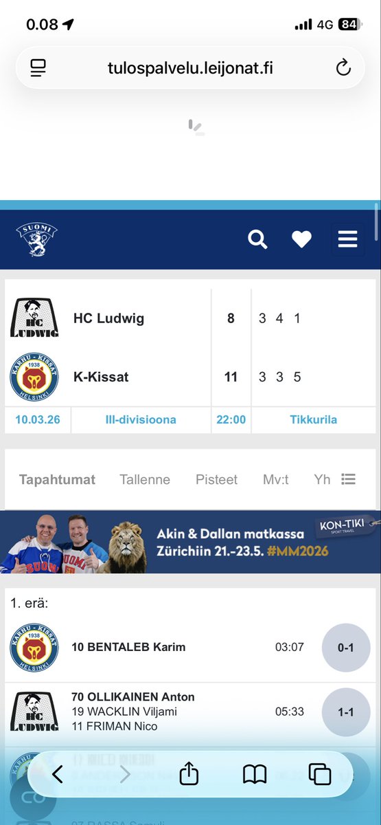 kammoji's tweet photo. @karhukissat Kissat nappaa battlen päätteeksi lopulta selvänumeroisen voiton maalein 11-8. Hyvät naiset ja herrat, @karhukissat Miehet edustusjoukkue @leijonat #finhockey III-divisioona pronssia kaudella 2025-2026 😁🙌🏒🥉! #StadinVanhinKasvattaa https://t.co/Z90pFHLu1F