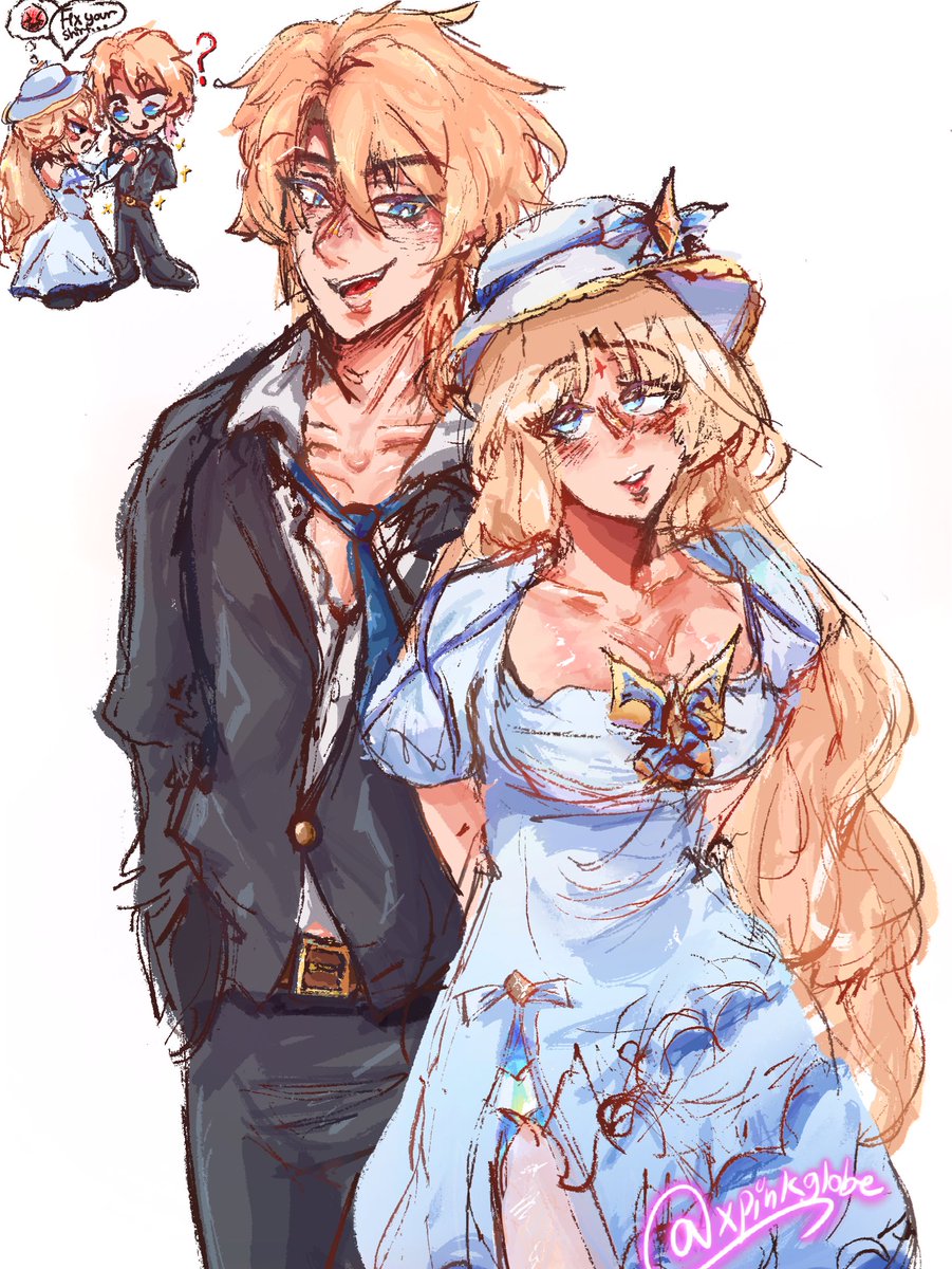 xpinkglobe's tweet photo. The Princess and Her Unprofessional Bodyguard Part 1

Im bored, so if you have any potential AU ideas i could draw tell me!

#varcole #genshinimpact #varka #nicole https://t.co/QY5vDFlS1q