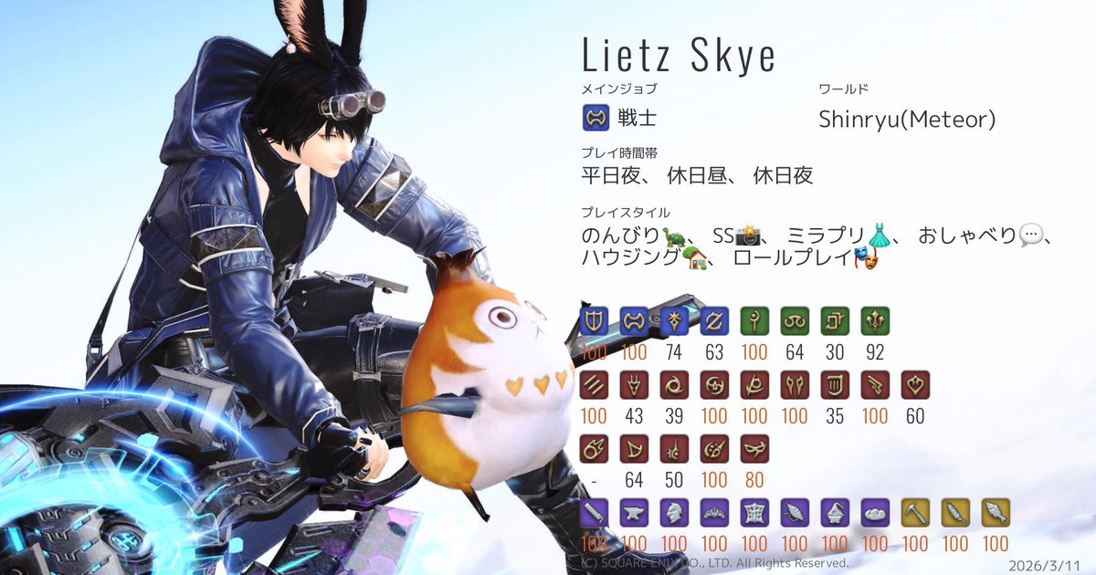 リーツ@Shinryu (@lietzff14) / Posts / X
