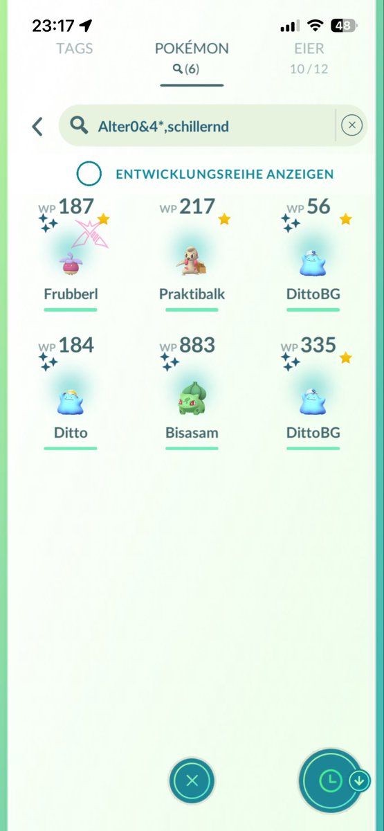Madmar1976's tweet image. Daily haul✅✌️
3 Shiny Ditto👌2 with BG❤️
57 Ditto catch -25 with BG👍
2nd Shiny Dynamax Bounsweet✌️
#Ditto #PokemonGo