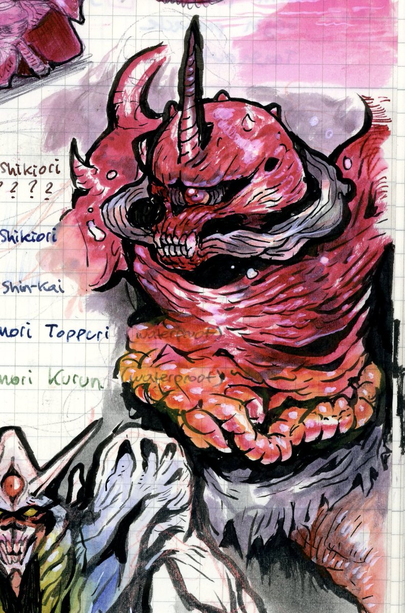 Scans of the bio Gundam, white devil and the red oni