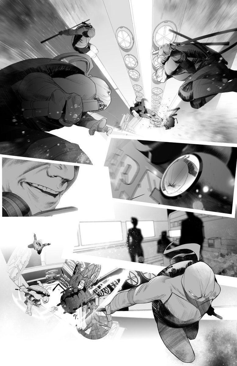 FabioGalloCBA's tweet photo. Sample page 8 from TMNT Universe #1, scripted by Paul Allor.
Portfolio work.

…
#TMNT #SequentialArt #ComicArtist https://t.co/VKAOSnLXd1