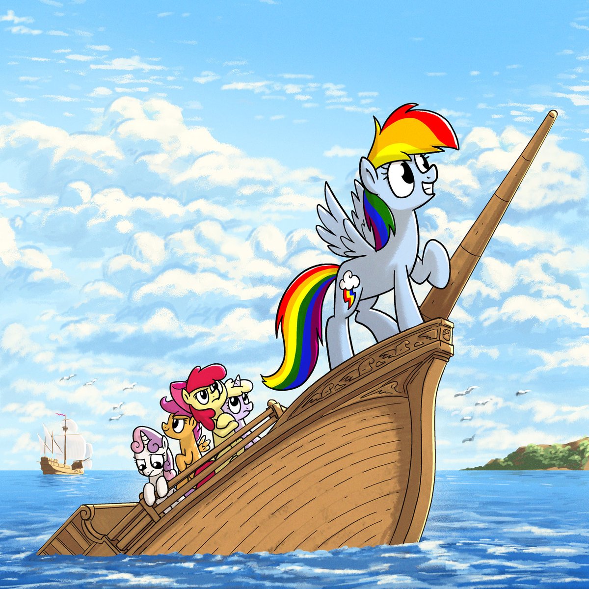 check out this album art I made for JoJo Truant's cover of 'Sinking Ships' #RainbowDashPresents

soundcloud.com/jojotruant/sin…