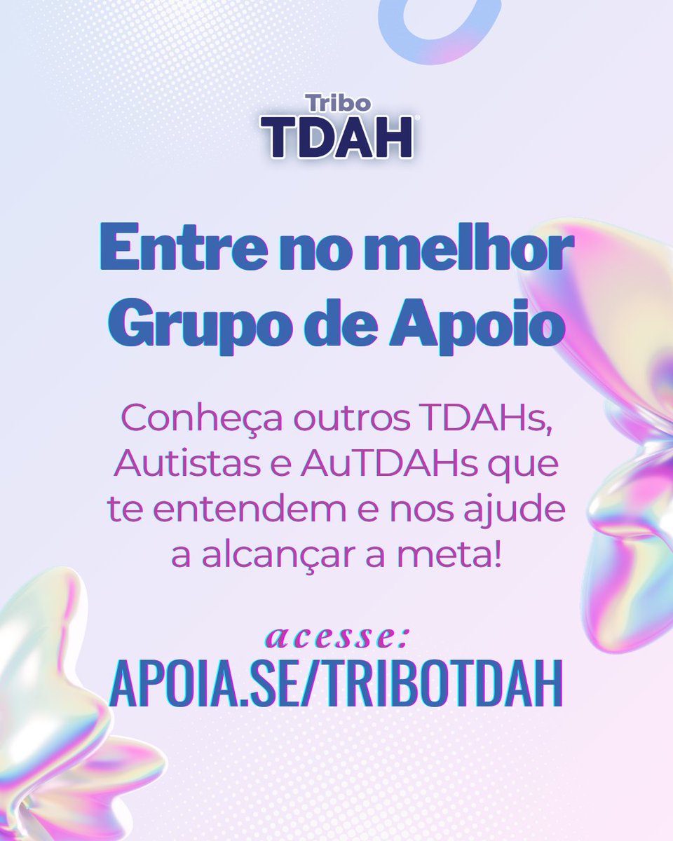 Tribo TDAH® - Apoia.se/TriboTDAH tweet media