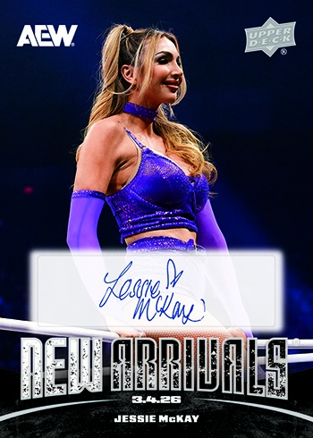 wrestlingcards's tweet image. Cards #10 &amp;amp; 11 of 2026 @UpperDeckSports AEW New Arrivals of @CassieLee &amp;amp; @JessicaMcKay are now available in the Upper Deck E-pack store until 3/17/26. #AEW #UpperDeck #NewArrivals #WrestlingCards #WrestlingTradingCards
