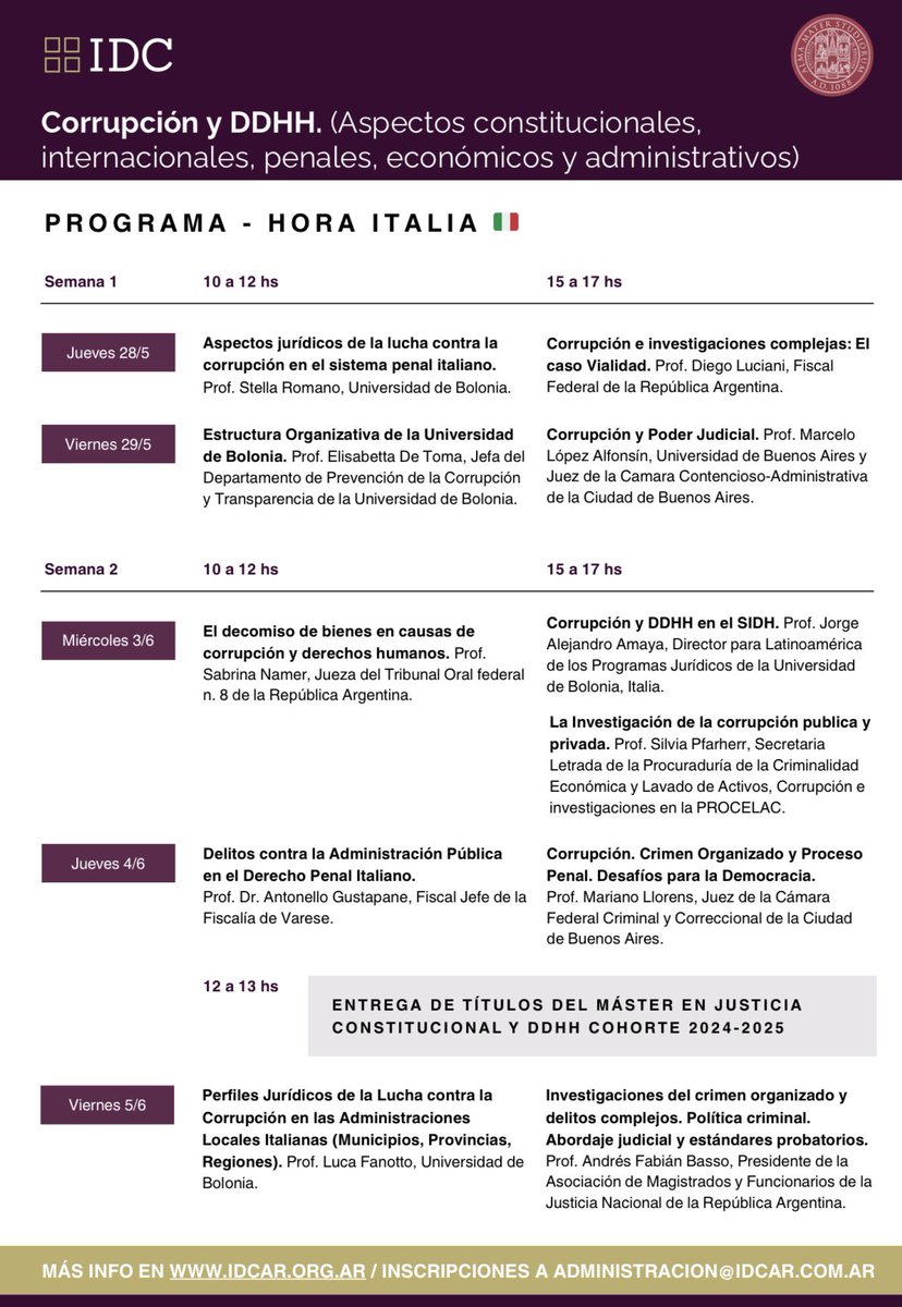 Instituto Peruano Argentino de Derecho Penal tweet media