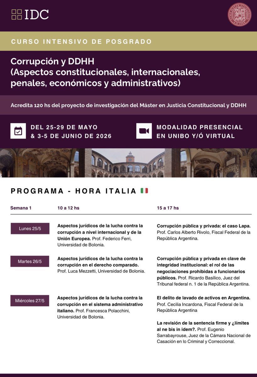 Instituto Peruano Argentino de Derecho Penal tweet media
