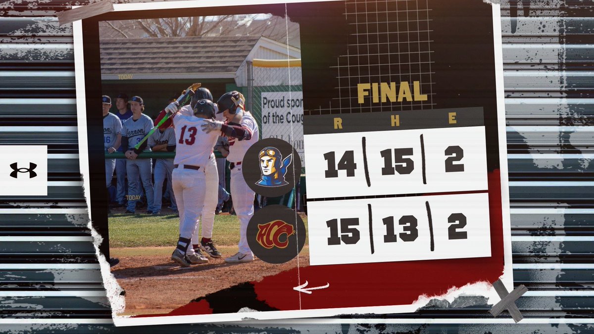 RCCcougarBB's tweet photo. Cougs pick up midweek dub! 

Luke Fleek 6.0IP 2ER 7SO 
Tylon Holman 2.1 IP 1H 1ER 2 SO 
Aj Brennan 2-5 💣 4 RBI’s 
Zach Pearrow 3-6 💣 💣 4 RBIs 
Joseph Ponder 2-5 💣 2 RBIs 
Alex Everett 2-3 2 2B 3 BB 2SB 1 RBI 

#FortReno https://t.co/jLBhttW0RR