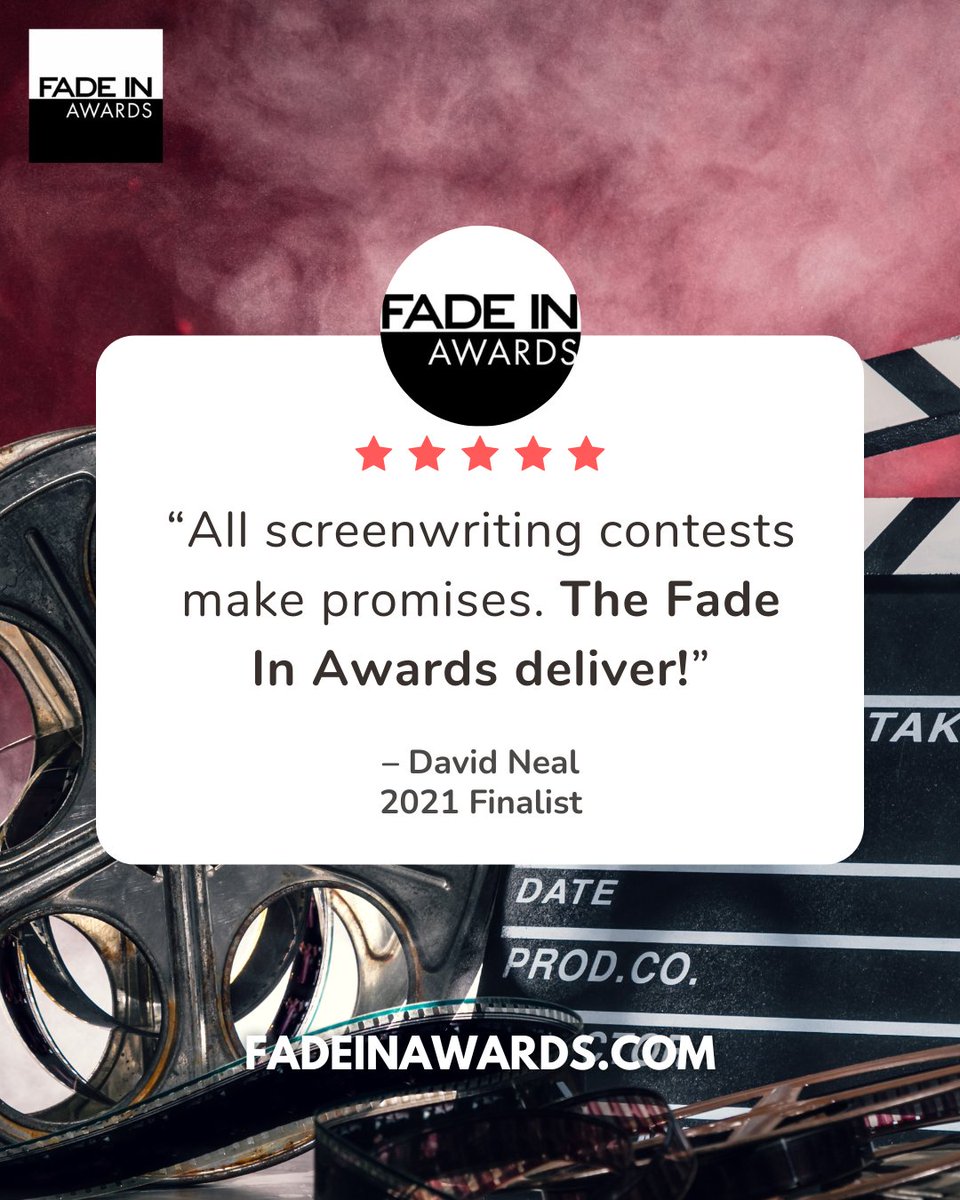 30th Fade In Awards Screenwriting Competition tweet media