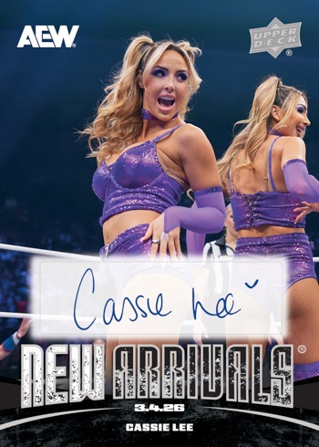 wrestlingcards's tweet image. Cards #10 &amp;amp; 11 of 2026 @UpperDeckSports AEW New Arrivals of @CassieLee &amp;amp; @JessicaMcKay are now available in the Upper Deck E-pack store until 3/17/26. #AEW #UpperDeck #NewArrivals #WrestlingCards #WrestlingTradingCards