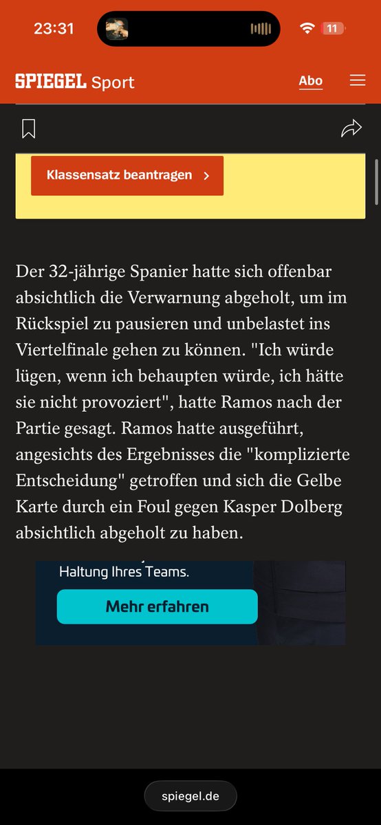 Entscheidend für die Sperre war dass Ramos es zugegeben hat, das hat Kimmich ja brutal sauber überspielt…

#ATAFCB