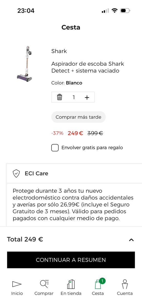 "Vergonzoso <a href="/elcorteingles/">El Corte Inglés</a> @ECConsumidor. Reclamación / Incidencia-22512029
 Incumplido plazo inicial 5 de marzo
Cambiáis fecha al 14/03 sin avisar.
Sigue sin estar ni 'en preparación'. 
¡Pero hoy lo vendéis más caro con entrega en 1 semana! ¿Jugáis con mi dinero? 🛑 #Estafa #UX"