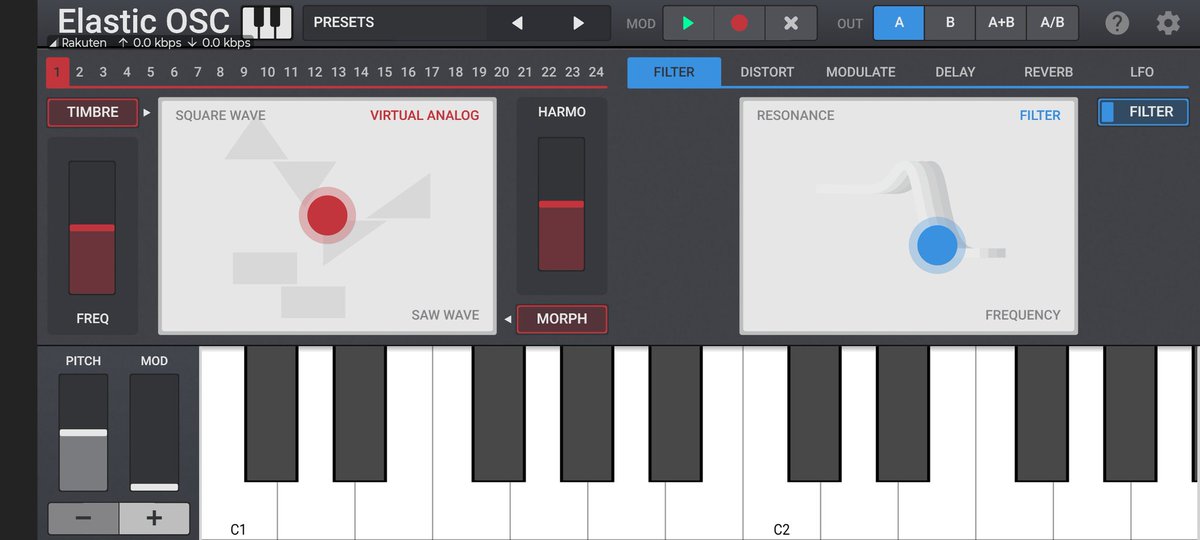 Kuni_Windsynth's tweet photo. Android環境でのMIDIウインドコントローラーの音源用にインストールしたImaginando DRCとMoMinstruments Elastic OSC

どちらもiOSでは定評のある本格派のシンセアプリ（Elastic OSCはベータテスト中）

#MWiC 
#ウインドシンセ
#ウインドシンセサイザー
#ウィンドシンセ
#ウィンドシンセサイザー https://t.co/v79Qs9OCSd