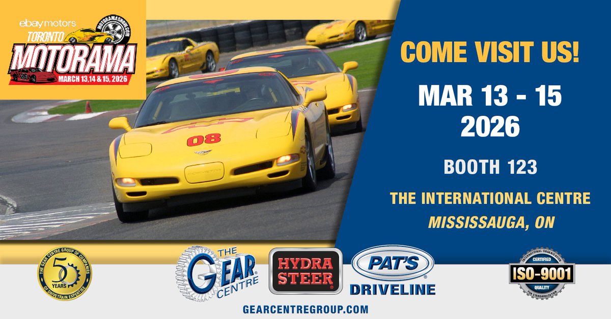 GearCentreGroup's tweet photo. Motorama Show starts tomorrow! Find us at Booth 123 at The International Centre in Mississauga💙

#GearCentreGroup #Motorama https://t.co/9uXg0ountZ