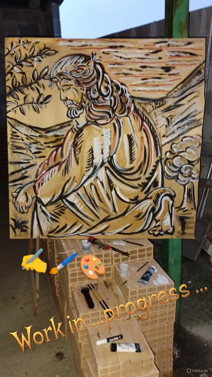 PeppinoDag80's tweet photo. #workinprogres #preparativi #artistici per #pasqua2026 by #peppinodag #artista  ...✍️🎨❤️ https://t.co/NtpNo5Bopz