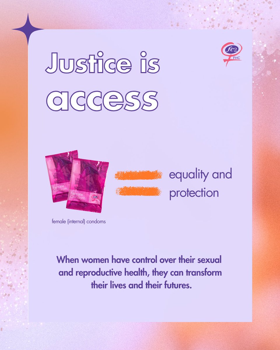 FC2FemaleCondom's tweet photo. 💪Equal Access, Equal Protection 
This #WomensHistoryMonth 👩‍🦱🌎, we stand for #GenderEquality that starts with access. Women deserve the tools to protect themselves. #FemaleCondoms are a vital step toward #SexualAndReproductiveHealth equality.
. https://t.co/5rCjQUhDCd