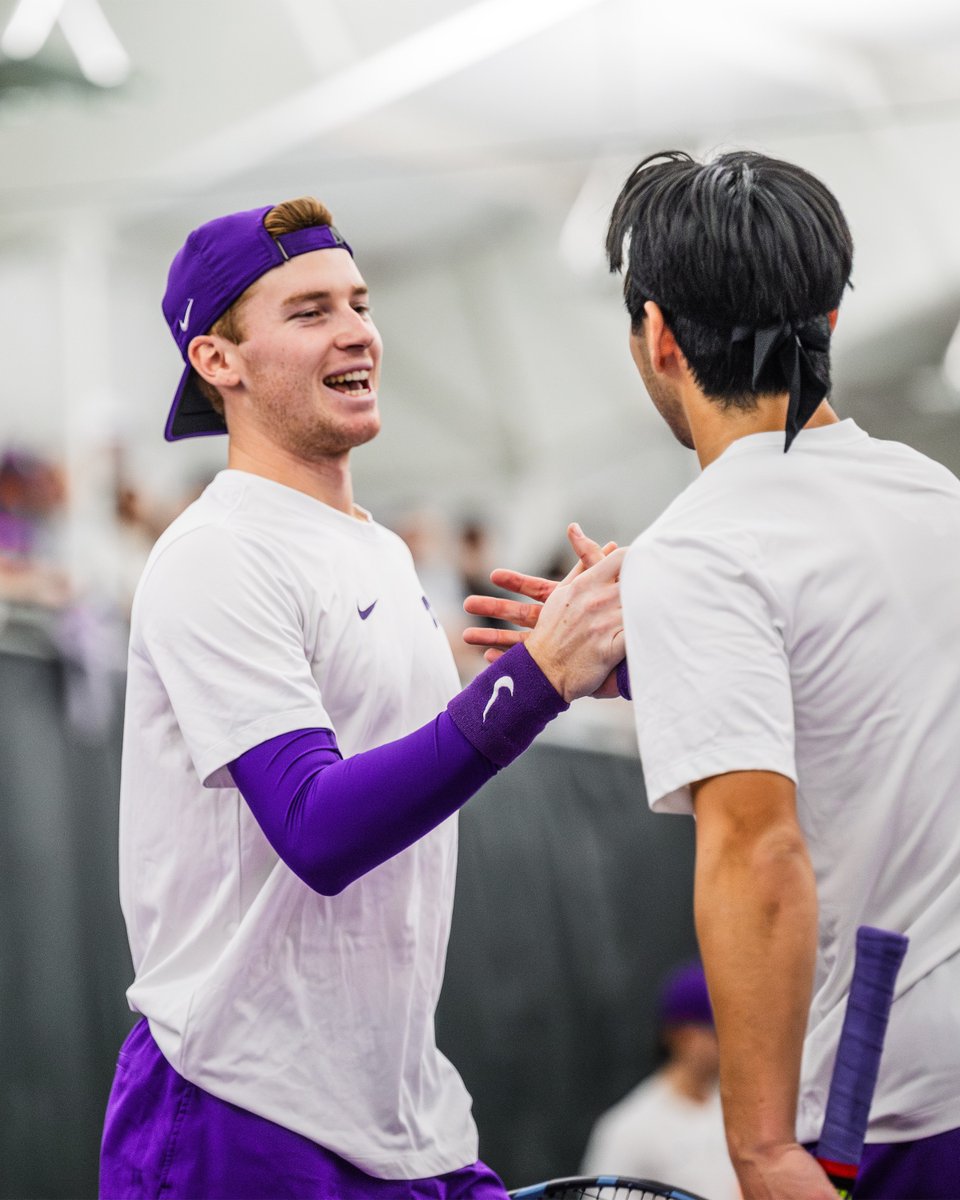 Duncan Chan and Cosme Rolland De Ravel improved to 16-0 as partners in 2025-26 after clinching the doubles point for <a href="/TCUMensTennis/">TCU Men's Tennis</a> vs. #22 Florida

#GoFrogs