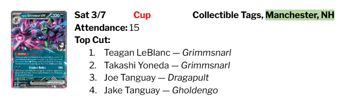 New England PTCG Updates tweet media