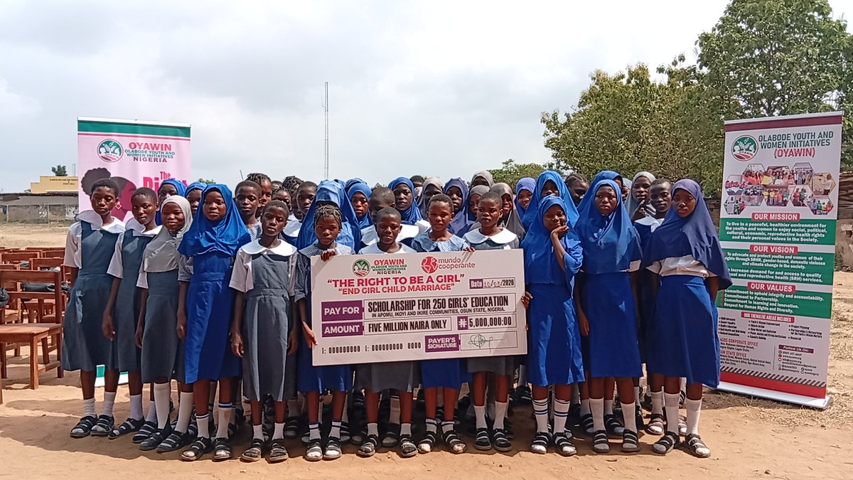 OLABODE YOUTH AND WOMEN INITIATIVES tweet media