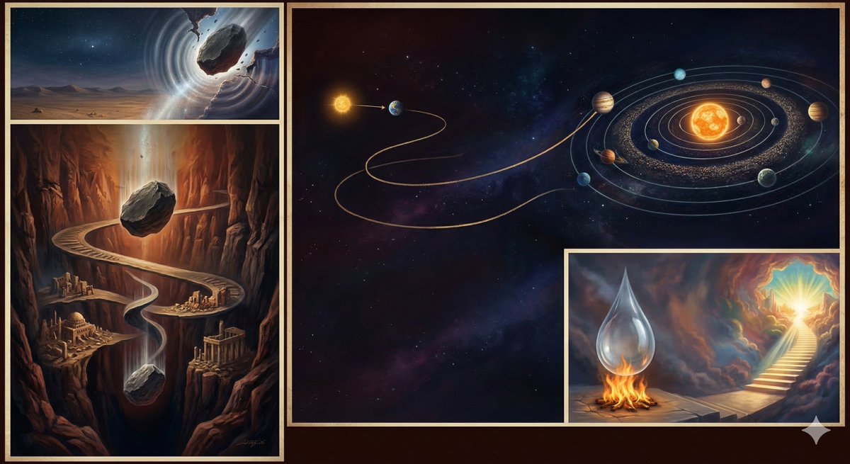 🔊 لحظة الانفجار الصوتي‼️
🔥 حجم جهنم .. حين يتلاشى الخيال أمام هول الحقيقة
🌌 "تأملات في الحجم والمسافة وقعر جهنم"

📖 بين يديك وقفة تدبرية، تليها حسابات رقمية تقريبية، ليس الغرض منها هندسة الغيب أو رسم خرائط لما لا يحيط به عقل بشر، فالعوالم الأخروية لا تخضع لقوانين الفيزياء