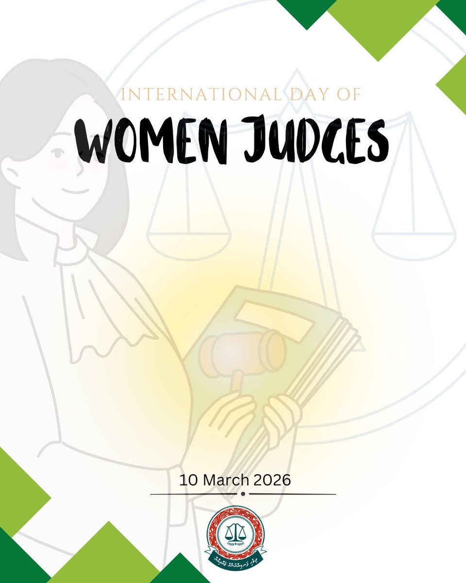 JudgesMaldives's tweet photo. Women judges play a vital and inspiring role in our judiciary. https://t.co/308txmu0hm