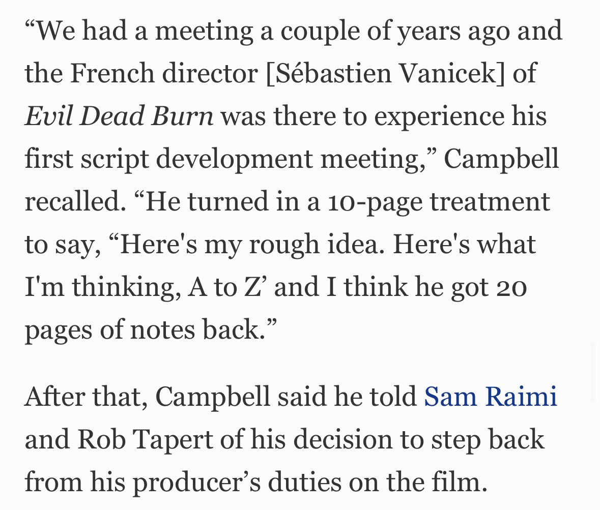 Sam Raimi Updates tweet media