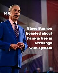 WistfulCass's tweet image. #BBCNews Chris Mason reports on scrutiny into Peter Mandelson's friendship with paedophile Jeffrey Epstein. Ditto Andrew Mountbatten Windsor  👏

But, zero investigative journalism into multiple meetings &amp;amp; longstanding friendship - since #Brexit, with Reform UK leadership Nigel