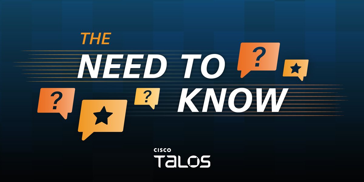 Cisco Talos Intelligence Group tweet media
