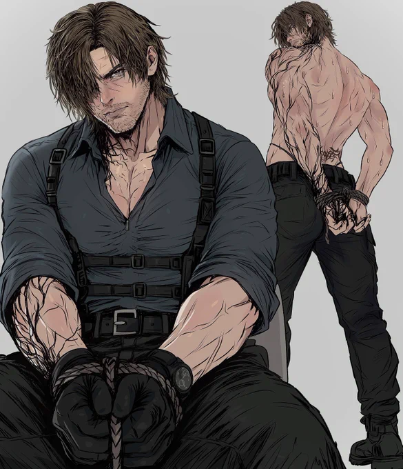 drew Leon from RE9 in my style
