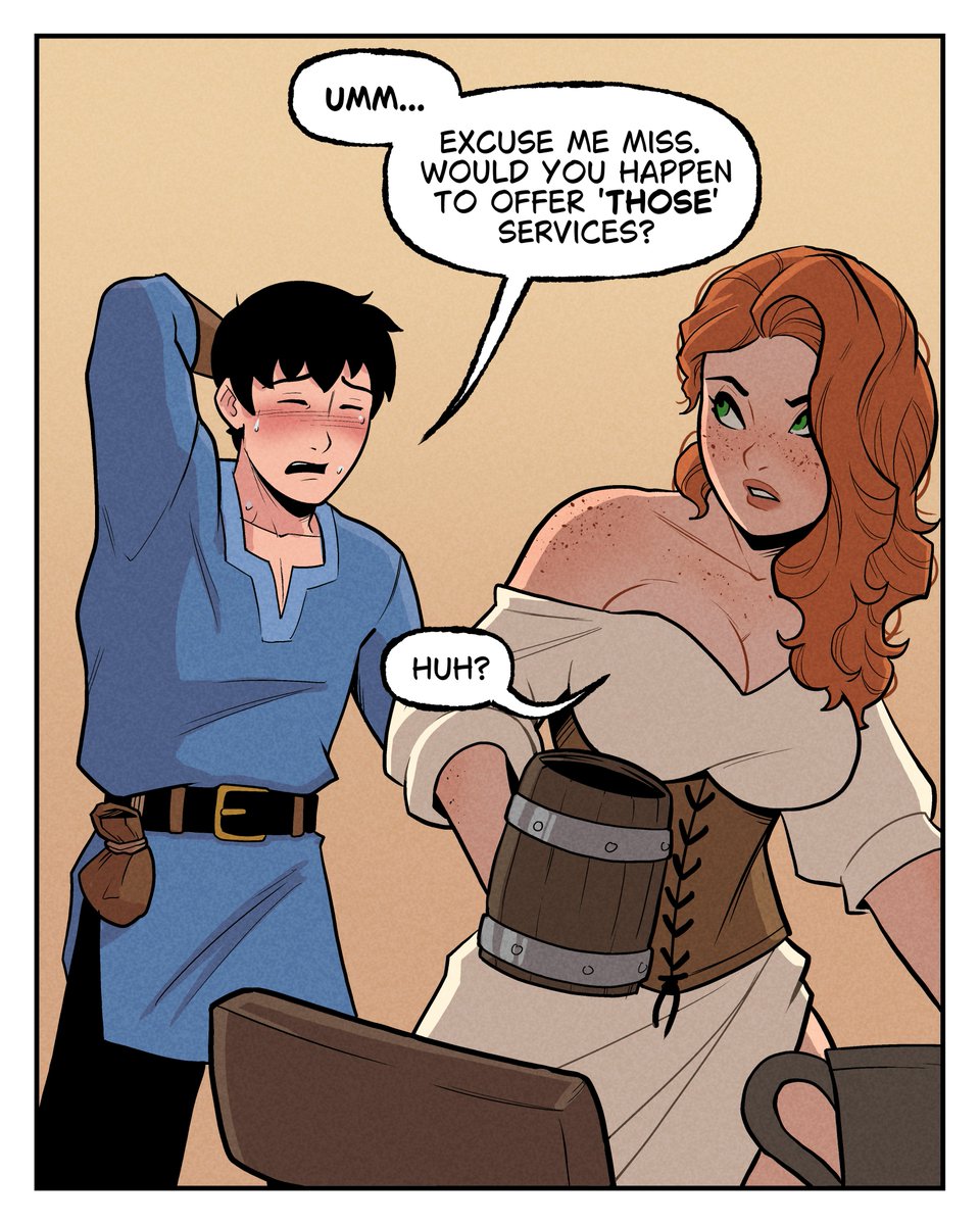 LewdHermitArt's tweet photo. Playing with a strip style comic. https://t.co/ffNRFKHkZY