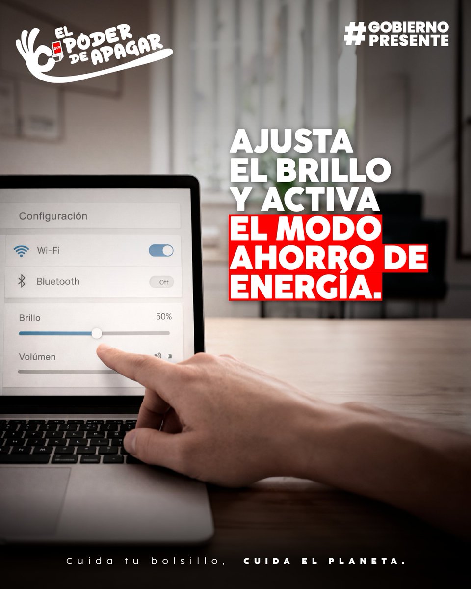 MinamPeru's tweet photo. #ElPoderDeApagar La energía que ahorras mientras trabajas desde casa puede beneficiar a más familias y contribuir al cuidado del planeta. 🌎💡
Optimiza tu consumo durante el trabajo remoto: apaga las luces que no necesites, desconecta cargadores y equipos que no estés usando y aprovecha la luz natural siempre que sea posible. Pequeñas acciones en tu jornada laboral pueden generar grandes cambios.
#GobiernoPresente