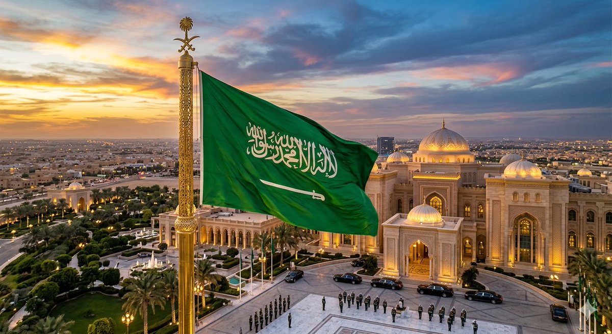 shammriy19's tweet photo. #يوم_العلم_السعودي
#المملكة_العربية_السعودية 

راية التوحيد هي عزّ وفخر 
وهي معاني  الحزم في حرب وسلام
شامخه بالمجد في لونٍ خضر
اعتلت ثم عانقت بيض الغمام
#الشمرية https://t.co/LlREqCURXY